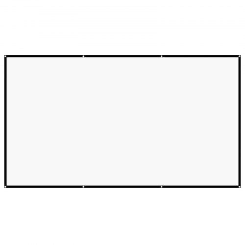Projektorduk, 271x155 cm, Vit, Polyester