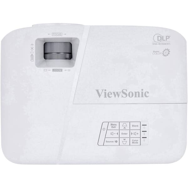 Viewsonic Projektor PA503W DLP 3800 ANSI-lumen 1280 x 800 WXGA 3D ready, Automatisk keystone-korrigering, HD ready, med