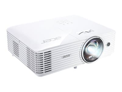 Acer S1286H - DLP-projektor - bärbar - 3D - 3500 lumen - XGA (1024 x 768) - 4:3 - fast objektiv med kort kastavstånd