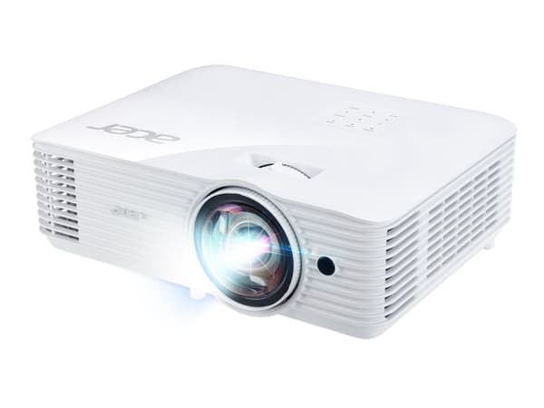 Acer S1386WHN - DLP-projektor - 3D - 3600 lumen - WXGA (1280 x 800) - 16:10 - 720p Hvit