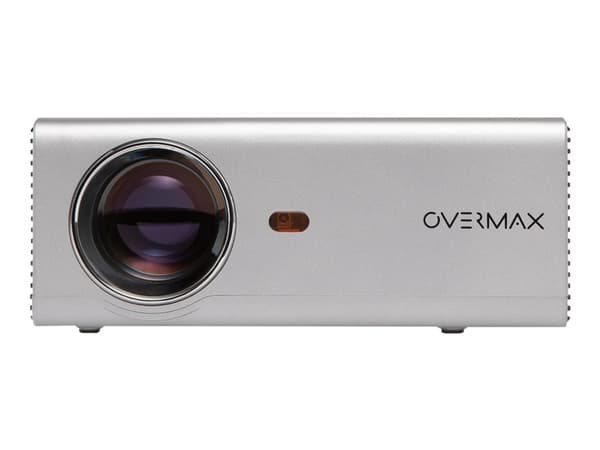 Overmax MultiPic 3.5 - LCD-projektori - valotustehostin - 1800 ANSI lumenia - 1280 x 720 - 16:9 - 720p - Wi-Fi - sølv - sølv