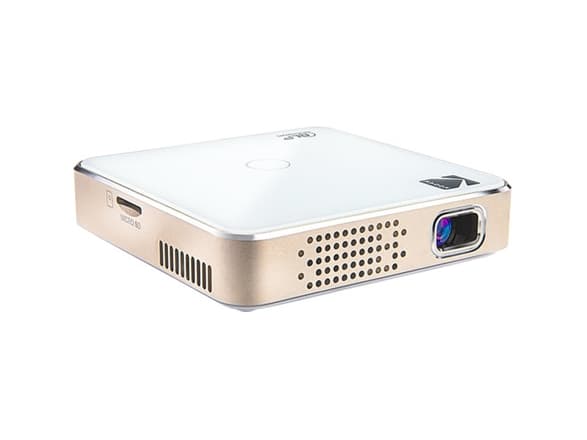 Projektor Kodak Portable Series Luma 150 RODPJS150WH WVGA (854x480), 50 ANSI lumen, 1500:1, Hvit/gull, Wi-Fi