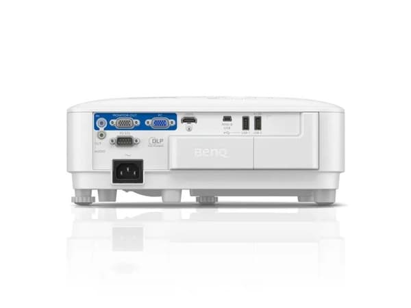 BenQ EW600 - DLP-projektor - bärbar - 3D - 3600 lumen - WXGA (1280 x 800) - 16:10 - 720p - 802.11a /b/g/n/ac trådlös/Bluetooth Vit