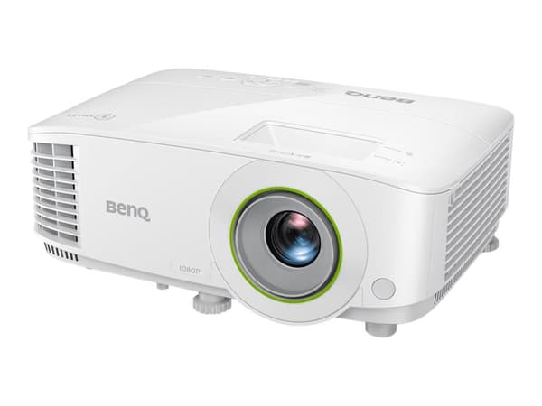 BenQ EH600 - DLP-projektor - bärbar - 3D - 3500 lumen - Full HD (1920 x 1080) - 16:9 - 1080p - 802.11a /b/g/n/ac trådlös/Bluetooth Vit