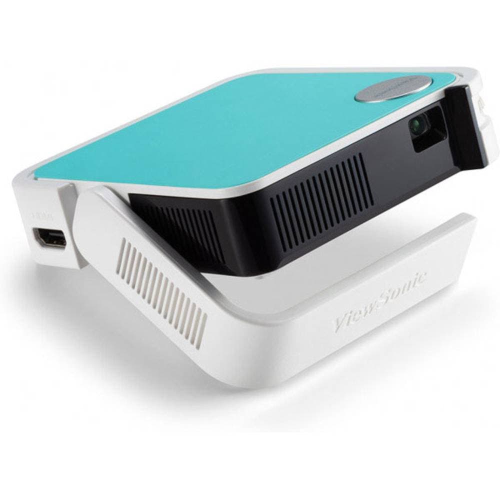 Viewsonic Projektor M1-mini LED ANSI-ljusstyrka: 50 lm 854 x 480 WVGA 500 : 1 Vit, Turkos, Svart
