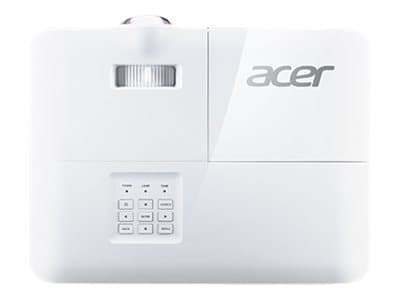 Acer S1286Hn - DLP-projektor - 3D - 3500 lumen - XGA (1024 x 768) - 4:3 - fast objektiv med kort kastavstånd - LAN