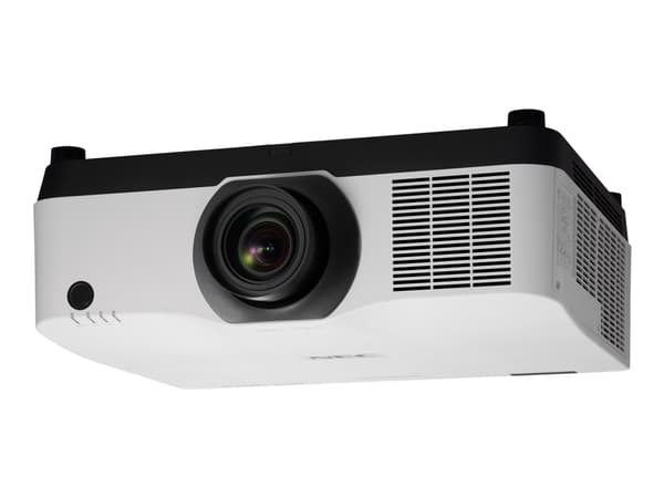 NEC PA804UL - 3LCD-projektor - 3D - 8200 ANSI-lumen - WUXGA (1920 x 1200) - 16:10 - 1080p - zoomobjektiv - LAN - vit - med NP13ZL-objektiv