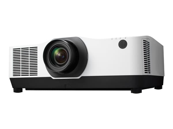 NEC PA804UL - 3LCD-projektor - 3D - 8200 ANSI-lumen - WUXGA (1920 x 1200) - 16:10 - 1080p - zoomobjektiv - LAN - vit - med NP13ZL-objektiv