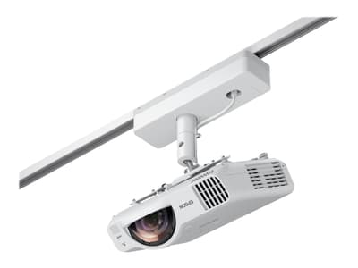 Epson EB-L200SX - 3 LCD-projektor - 3600 lumen (hvit) - 3600 lumen (farge) - XGA (1024 x 768) - 4:3 - 802.11a/b/g/n/ac trådløs / LAN/ Miracast - hvit