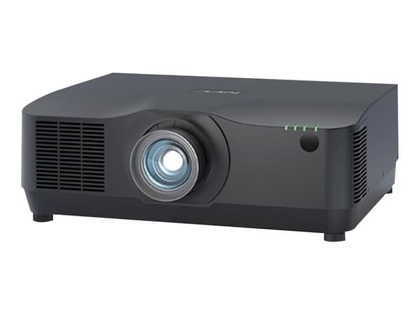 NEC PA1004UL - 3LCD-projektori - 3D - 10000 ANSI lumenia - WUXGA (1920 x 1200) - 16:10 - 1080p - zoom-objektiivi - LAN - musta - NP13ZL-objektiivin k