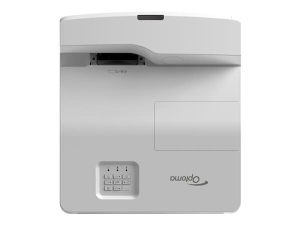 Optoma W340UST - DLP-projektori - 3D - 4000 lumenia - WXGA (1280 x 800) - 16:10 - 720p - ultralyhyt kiinteä linssi - lähiverkko - LAN