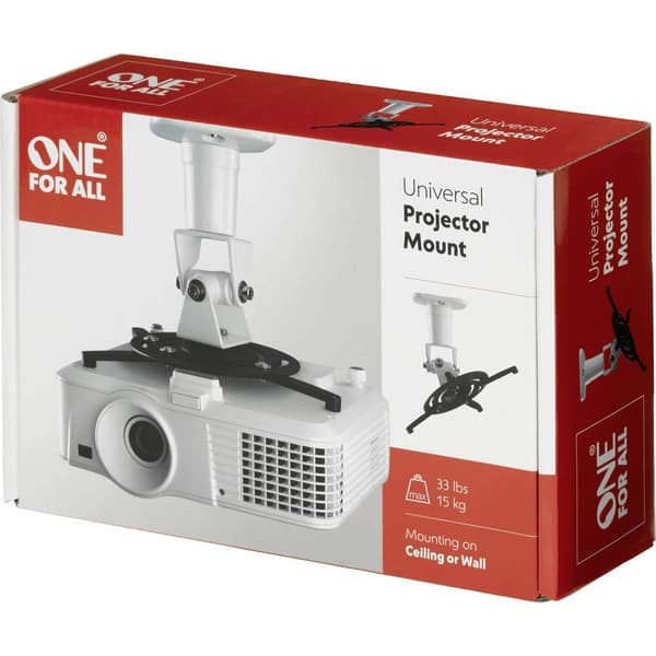 One For All WM 5320 Projektor-takfäste Takmontering Vit