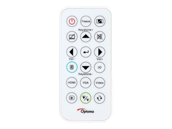 Optoma W309ST - DLP-projektor - bärbar - 3D - 3800 lumen - WXGA (1280 x 800) - 16:10 - 720p - fast objektiv med kort kastavstånd