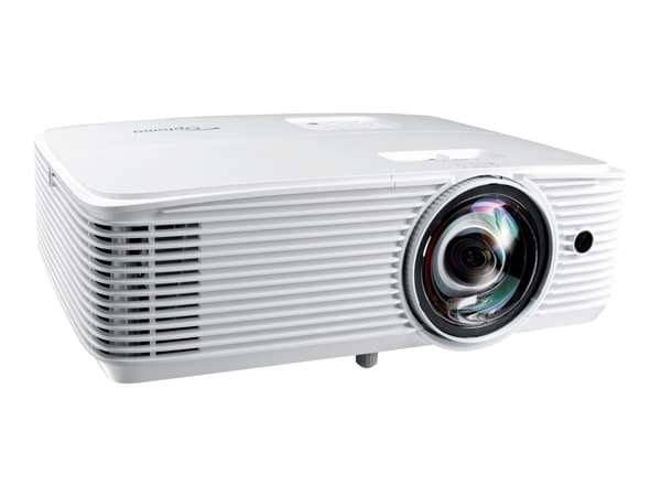 Optoma W309ST - DLP-projektor - bärbar - 3D - 3800 lumen - WXGA (1280 x 800) - 16:10 - 720p - fast objektiv med kort kastavstånd