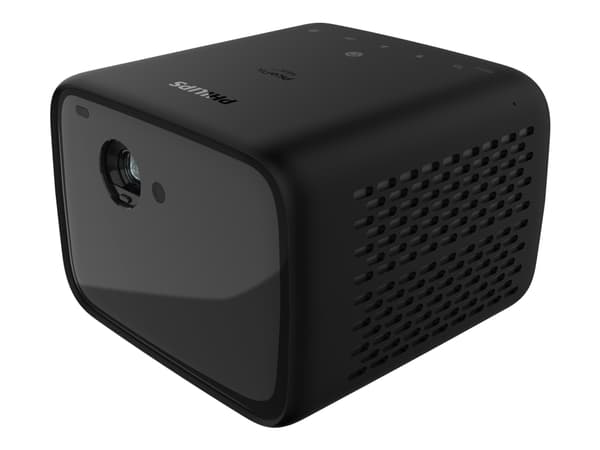Philips PicoPix Max TV PPX720 - DLP-projektor - 4-kanals LED - bärbar (batteridriven) - 900 lumen - Full HD (1920 x 1080) - 16:9 - 1080p - 802.11ac t Svart