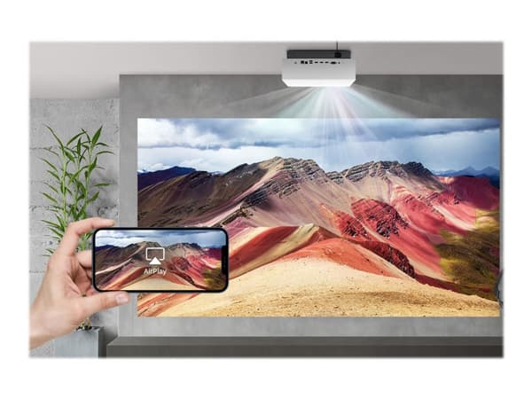 LG CineBeam HU810PW 4K UHD Laser Smart hjemmekinoprojektor