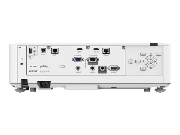 Epson EB-L520U - 3LCD-projektor - 5200 lumen (vit) - 5200 lumen (färg) - WUXGA (1920 x 1200) - 16:10 - 1080p - 802.11a/b/g/n trådlös / LAN - vit