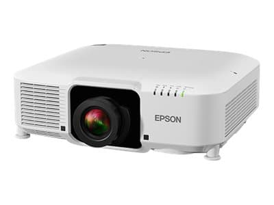 Epson EB-PU1008W - 3 LCD-projektor - 8500 lumen (hvit) - 8500 lumen (farge) - WUXGA (1920 x 1200) - 16:10 - 1080p - LAN - hvit Hvit