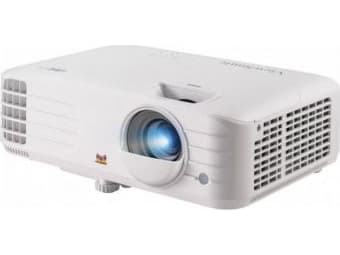Viewsonic M2e, 1000 ANSI lumenia, LED, 1080p (1920x1080), 3000000:1, 609,6 - 2540 mm (24 - 100"), 0,65 - 2,68 m Harmaa, Valkoinen