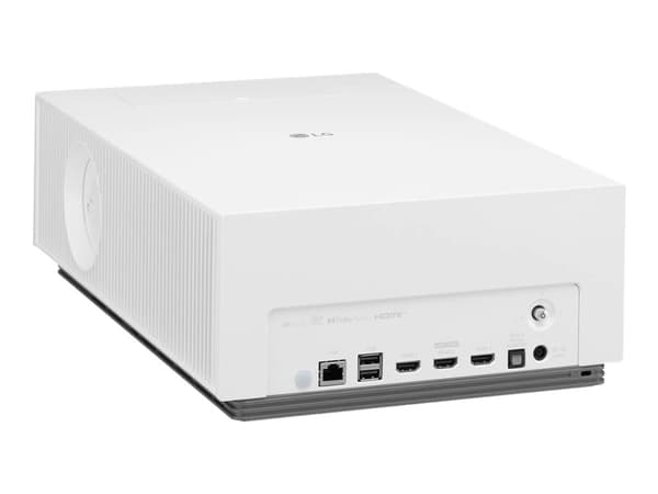 LG CineBeam HU710P - DLP-projektor - laser/LED - 2500 ANSI lumen - 3840 x 2160 - 16:9 - 4K - Miracast Wi-Fi Display / AirPlay 2 - vit