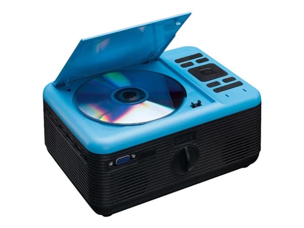 Lenco LPJ-500 - LCD-projektor - bärbar - 2800 lumen - 800 x 480 - 15:9 - svart, blå