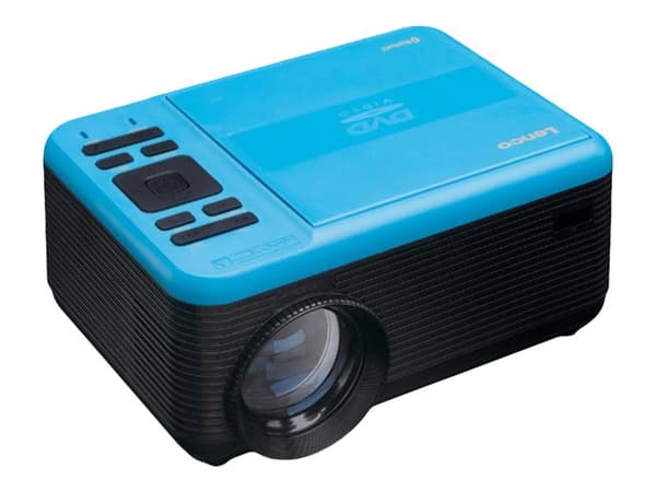 Lenco LPJ-500 - LCD-projektor - bärbar - 2800 lumen - 800 x 480 - 15:9 - svart, blå Svart, Blå