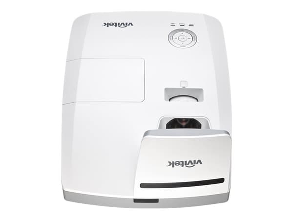 Vivitek DW770UST - DLP-projektor - 3D - 3500 ANSI lumen - WXGA (1280 x 800) - 16:10 - 720p - objektiv med ultrakort kastavstånd - universitet