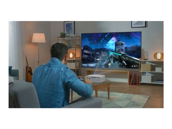 Optoma UHD35STx - DLP-projektori - 3D - 3600 lumenia - 3840 x 2160 - 16:9 - 4K - kiinteä lyhytaalto-objektiivi