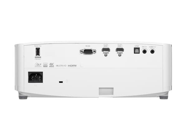 Optoma 4K400STx, 4000 ANSI lumenia, DLP, 2160p (3840x2160), 1000000:1, 16:9, 925,3 - 7633,5 mm (36.4 - 300.5")