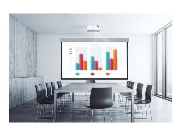 Optoma 4K400x - DLP-projektor - 3D - 4000 lumen - 3840 x 2160 - 16:9 - 4K - zoomobjektiv med standardräckvidd