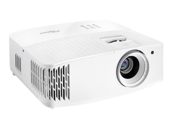 Optoma 4K400x - DLP-projektor - 3D - 4000 lumen - 3840 x 2160 - 16:9 - 4K - zoomobjektiv med standardräckvidd Vit
