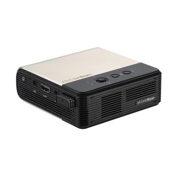 ASUS ZenBeam E2 - DLP-projektor - LED - 300 lm - WVGA (854 x 480) - 16:9 - Guld (90LJ00H3-B01170)