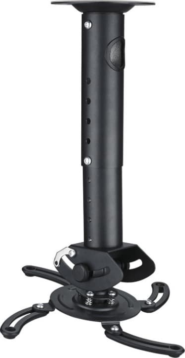 DELTACO takfäste för projektor, 302-402mm höjd, max 15kg (ARM-500L)