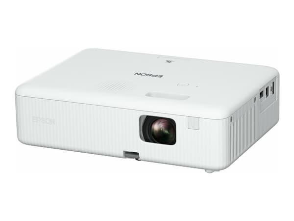 Epson CO-FH01 - 3LCD-projektor - bärbar - 3000 lumen (vit) - 3000 lumen (färg) - 16:9 - 1080p - vit