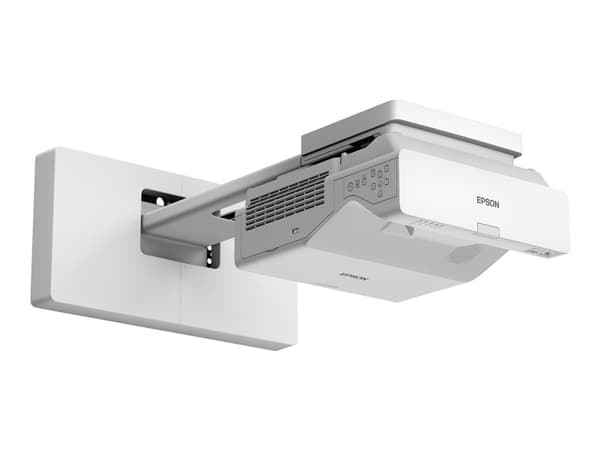 Epson EB-760W - 3 LCD-projektor - 4100 lumen (hvit) - 4100 lumen (farge) - 16:10 - ultrakortkast linse - 802.11a/b/g/n/ac trådløs / LAN/ Miracast - h