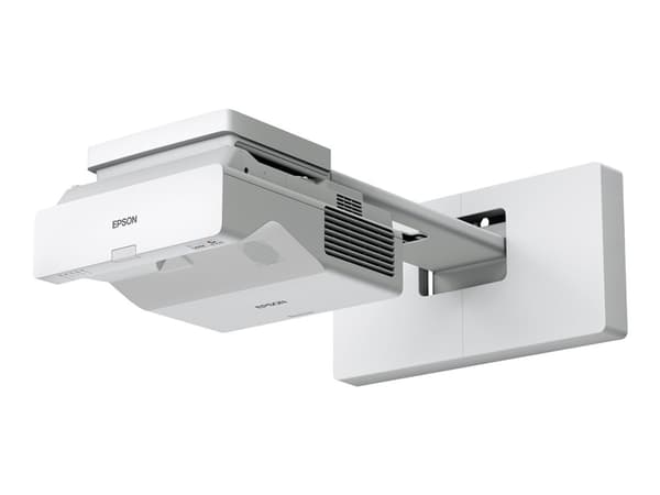 Epson EB-760W - 3 LCD-projektor - 4100 lumen (hvit) - 4100 lumen (farge) - 16:10 - ultrakortkast linse - 802.11a/b/g/n/ac trådløs / LAN/ Miracast - h
