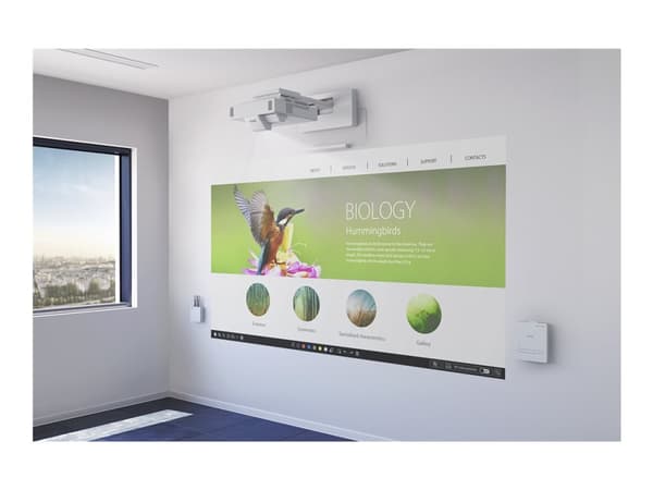 Epson EB-1485FI - 3 LCD-projektor - 5000 lumen (hvit) - 5000 lumen (farge) - Full HD (1920 x 1080) - 16:9 - 1080p - ultrakortkast linse - 802.11a/b/g