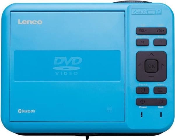 Lenco LPJ-500 - LCD-projektor - bärbar - 2800 lm - 800 x 480 - svart, blå