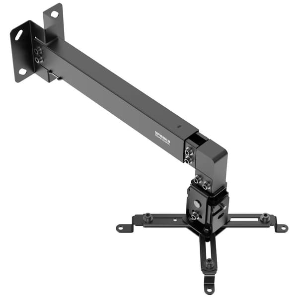 SpeaKa Professional SP-PWM-100 Projektor-väggfäste Vridbar Väggavstånd (max.): 600 mm Svart