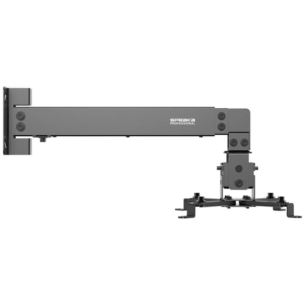 SpeaKa Professional SP-PWM-100 Projektor-väggfäste Vridbar Väggavstånd (max.): 600 mm Svart