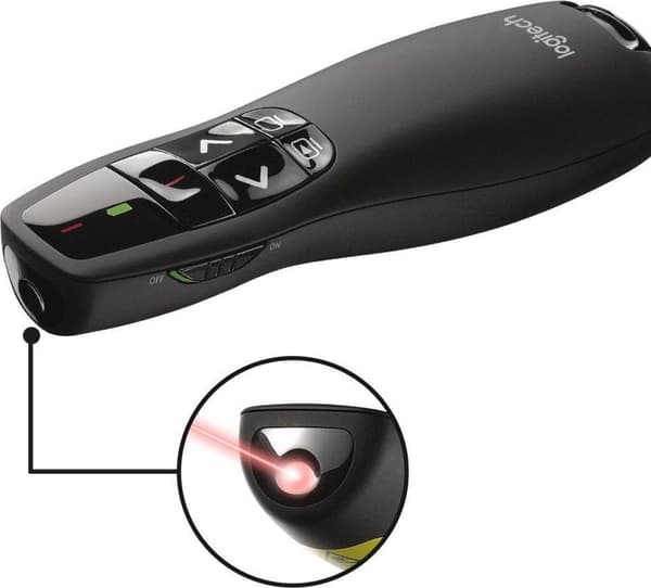 Langaton Logitech R400 RF-juontija musta