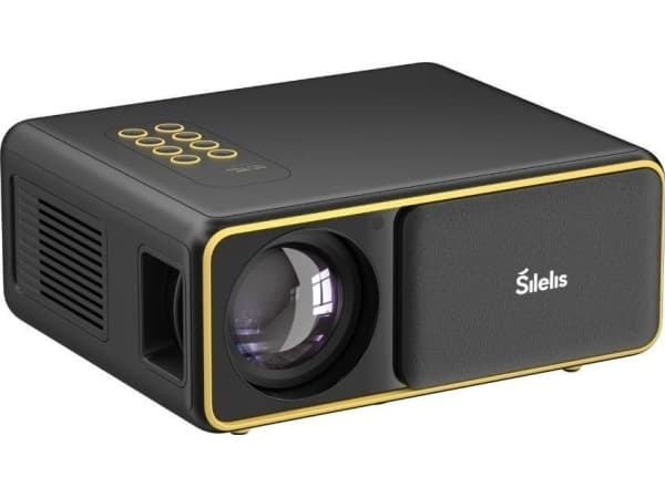 Projektor Silelis Projektor LED Silelis P3 Plus FullHD (1920x 1080 natywnie), 4000 Lumenów, 4000:1 (2xHDMI, 2xUSB, 1xAV, WiFi, audio 3,5mm)