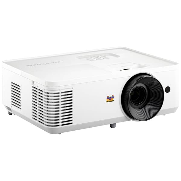 Viewsonic Projektor PA700S Laser 4500 ANSI-lumen 800 x 600 SVGA med fjärrkontroll, Zoomfunktion, Integrerad högtalare Vit