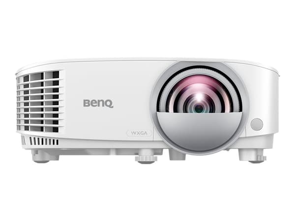 BenQ MW826STH - DLP-projektor - bärbar - 3D - 3500 ANSI lumen - WXGA (1280 x 800) - 16:10 - 720p - fast objektiv med kort kastavstånd