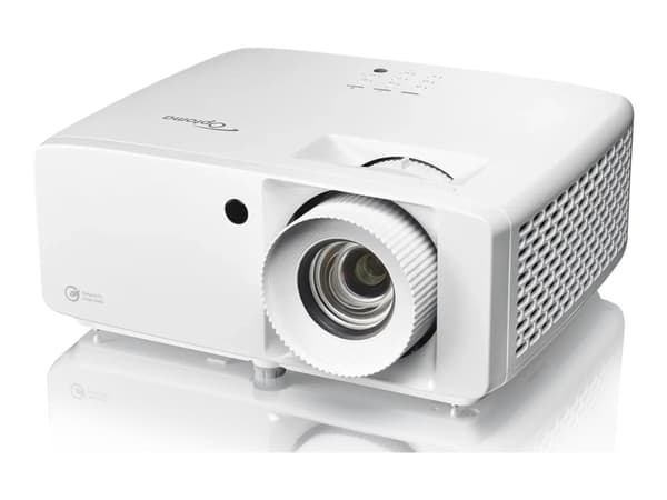 Optoma UHZ66 - DLP-projektor - laser - bärbar - 3D - 4000 lumen - 3840 x 2160 - 16:9 - 4K - LAN - vit Vit