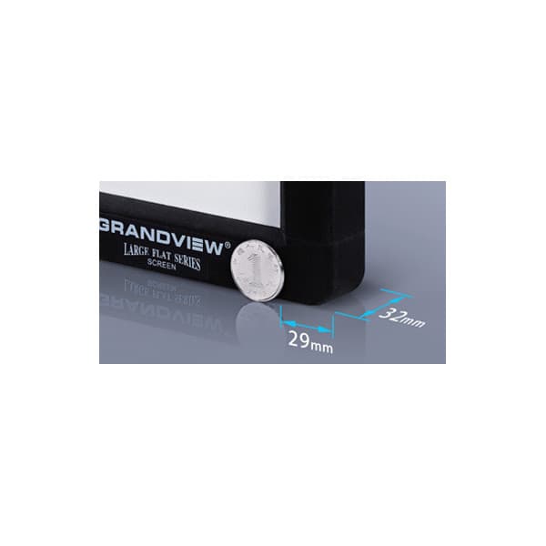 Grandview Fast monterad 4K Edge 92" 16:9 -fast projektionsduk