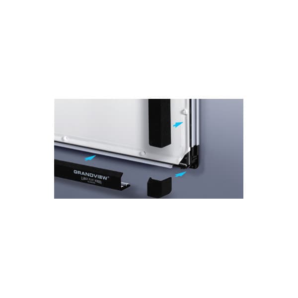Grandview Fast monterad 4K Edge 92" 16:9 -fast projektionsduk