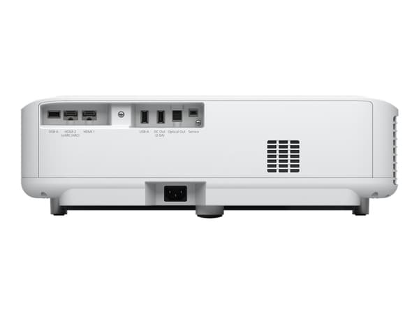 Epson EH-LS650W - 3 LCD-projektor - 3600 lumen (hvit) - 3600 lumen (farge) - 16:9 - 4K - ultrakortkast linse - 802.11ac trådløs - hvit - Android TV