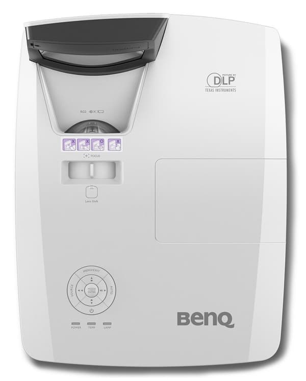 Proiector BENQ, DLP 1280x800, 3500 lum, 16:10, 10.000:1, 5.000 ore, D-sub, RCA, HDMI,RJ45,USB-A, USB-B, RS232, 2x10W, audio in/out, telecomanda, WM04G