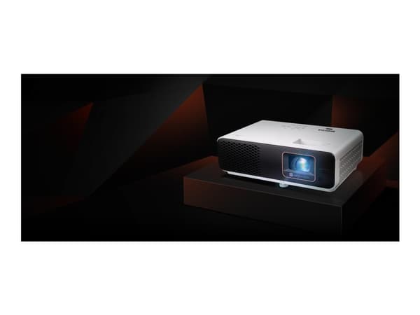 BenQ X500i - DLP-projektor - 4-fargers RGB LED - 3D - 2200 ANSI-lumen - 3840 x 2160 - 16:9 - 4K - 802.11ac trådløs / Bluetooth 5.0 / AirPlay Sort, Hvit